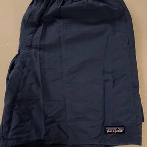 Patagonia Men's Dark Blue Athletic Shorts